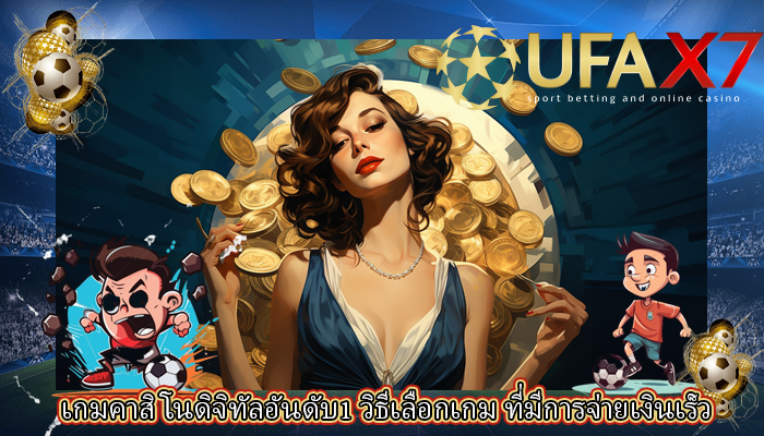 เกมคาสิโนดิจิทัลอันดับ1 วิธีเลือกเกม ที่มีการจ่ายเงินเร็ว