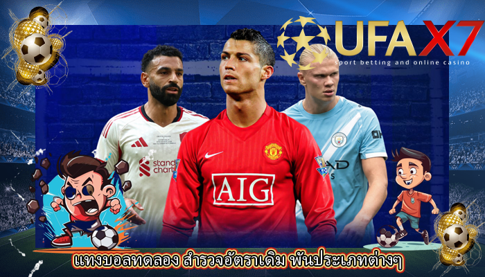 แทงบอลทดลอง สำรวจอัตราเดิม พันประเภทต่างๆ 